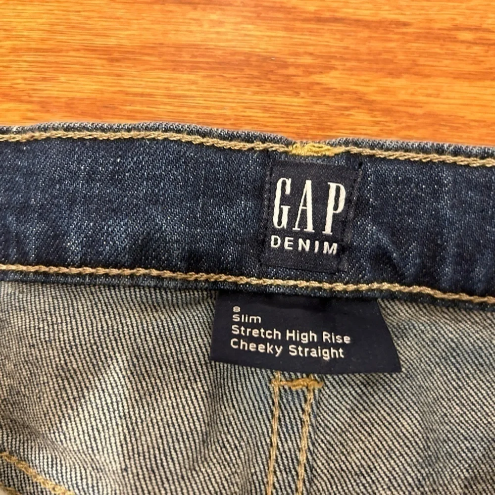 Gap slim stretch high rise girls jeans